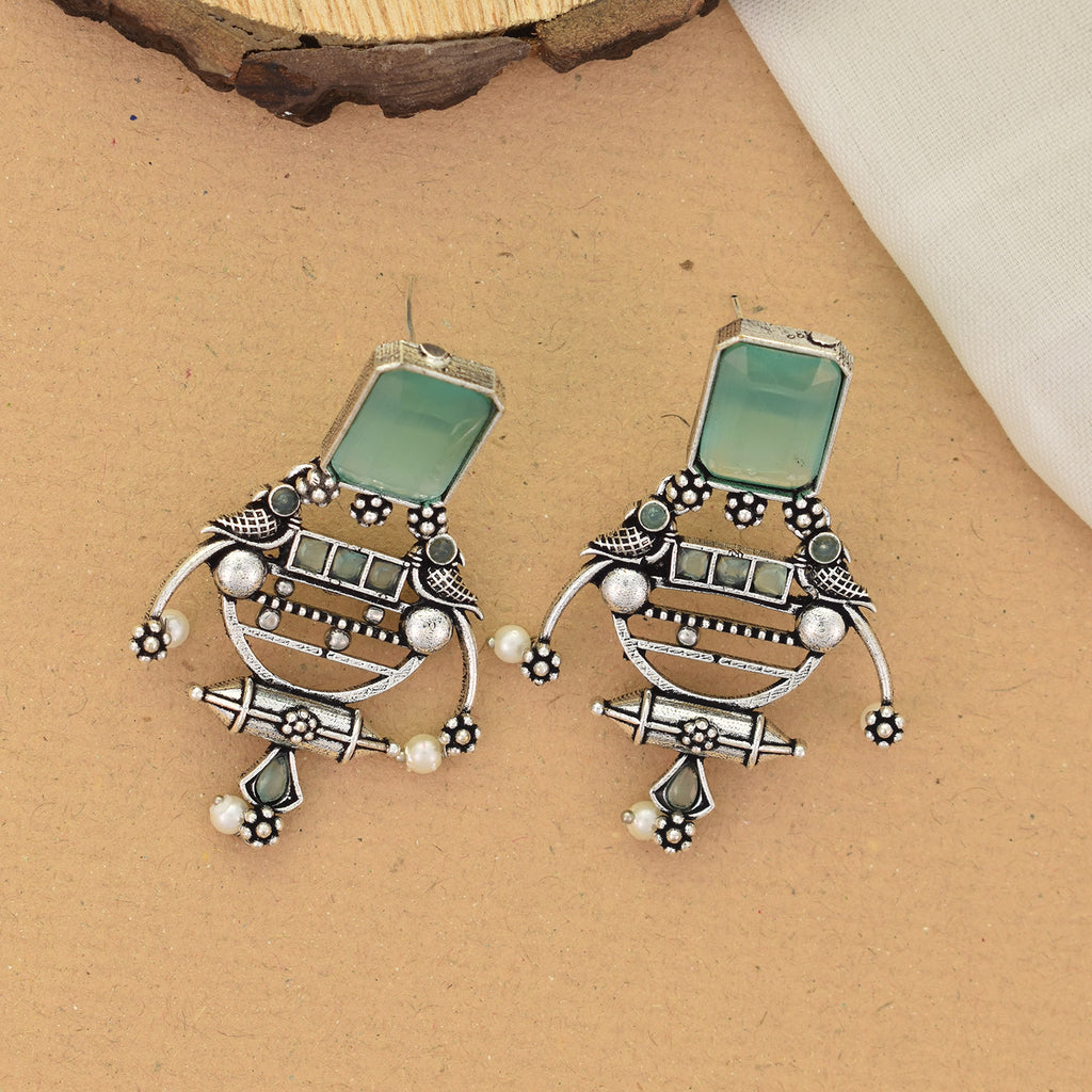 Mahika Oxidised Earrings