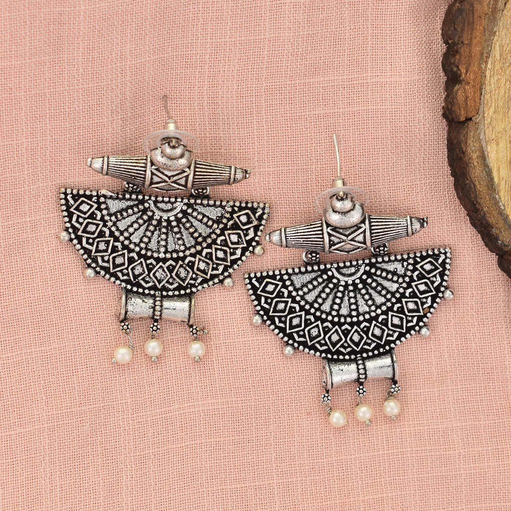Miyana Oxidised Earrings