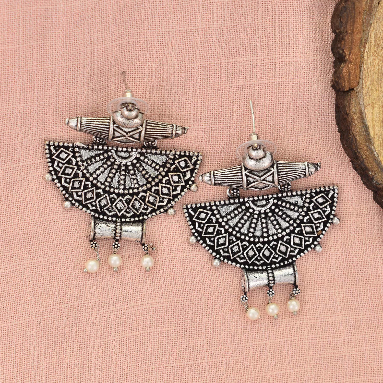Miyana Oxidised Earrings