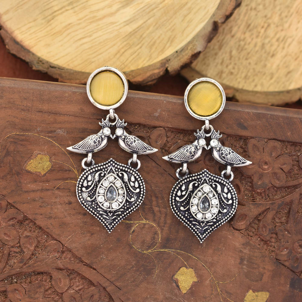 Naira Oxidised Earrings