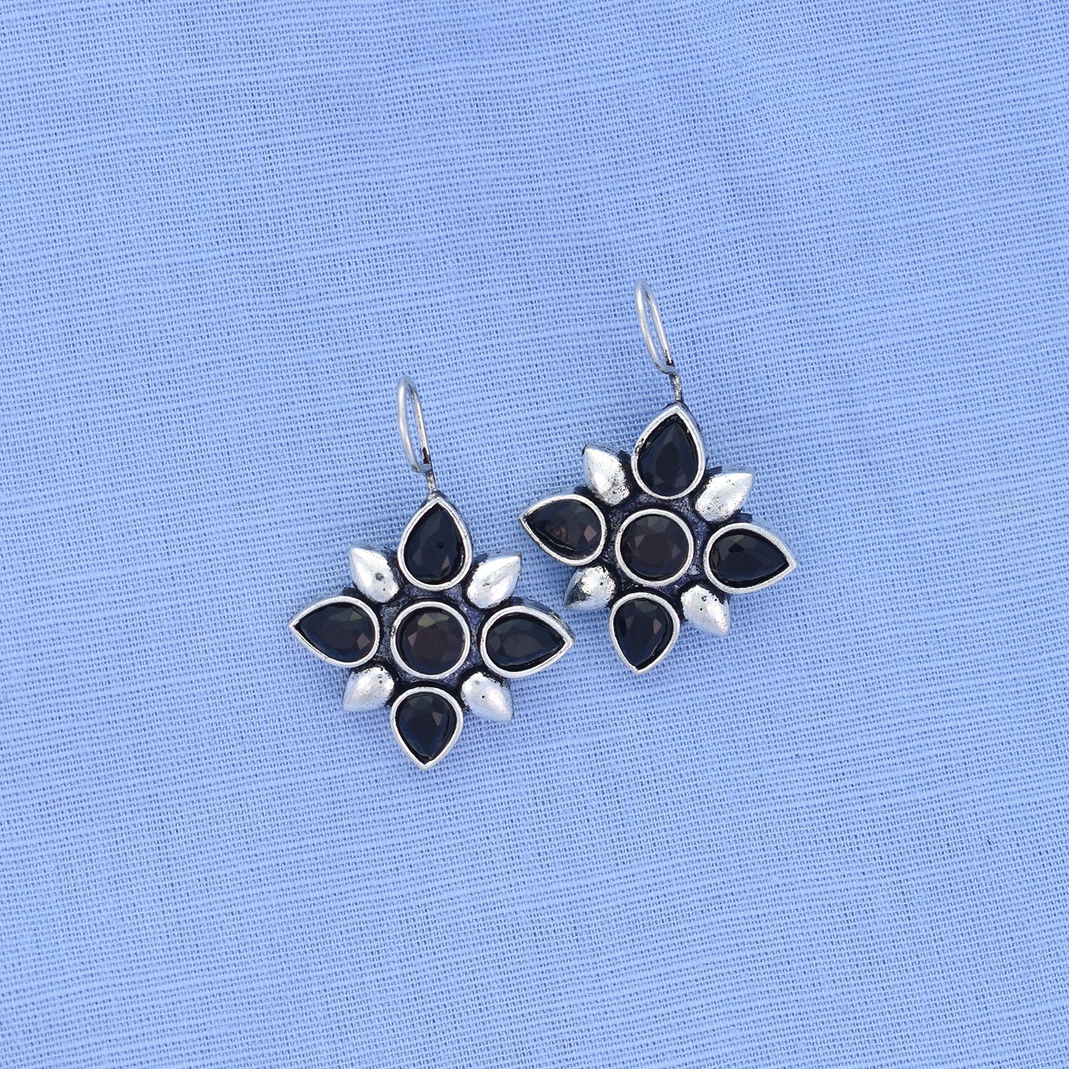 Arya Oxidised Earrings