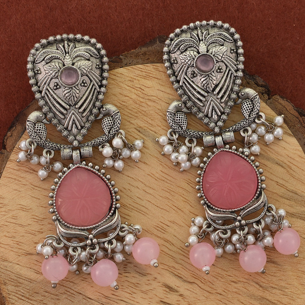 Meira Oxidised Earrings