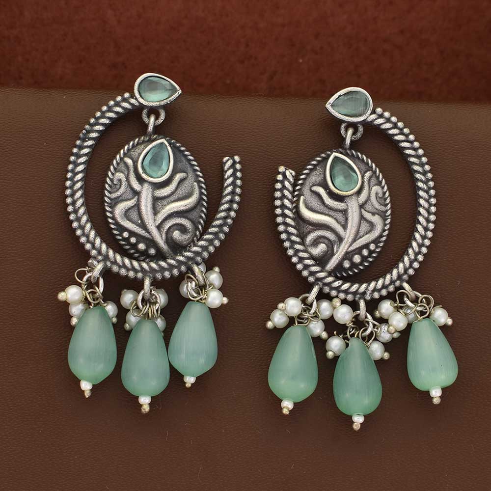 Selin Oxidised Earrings