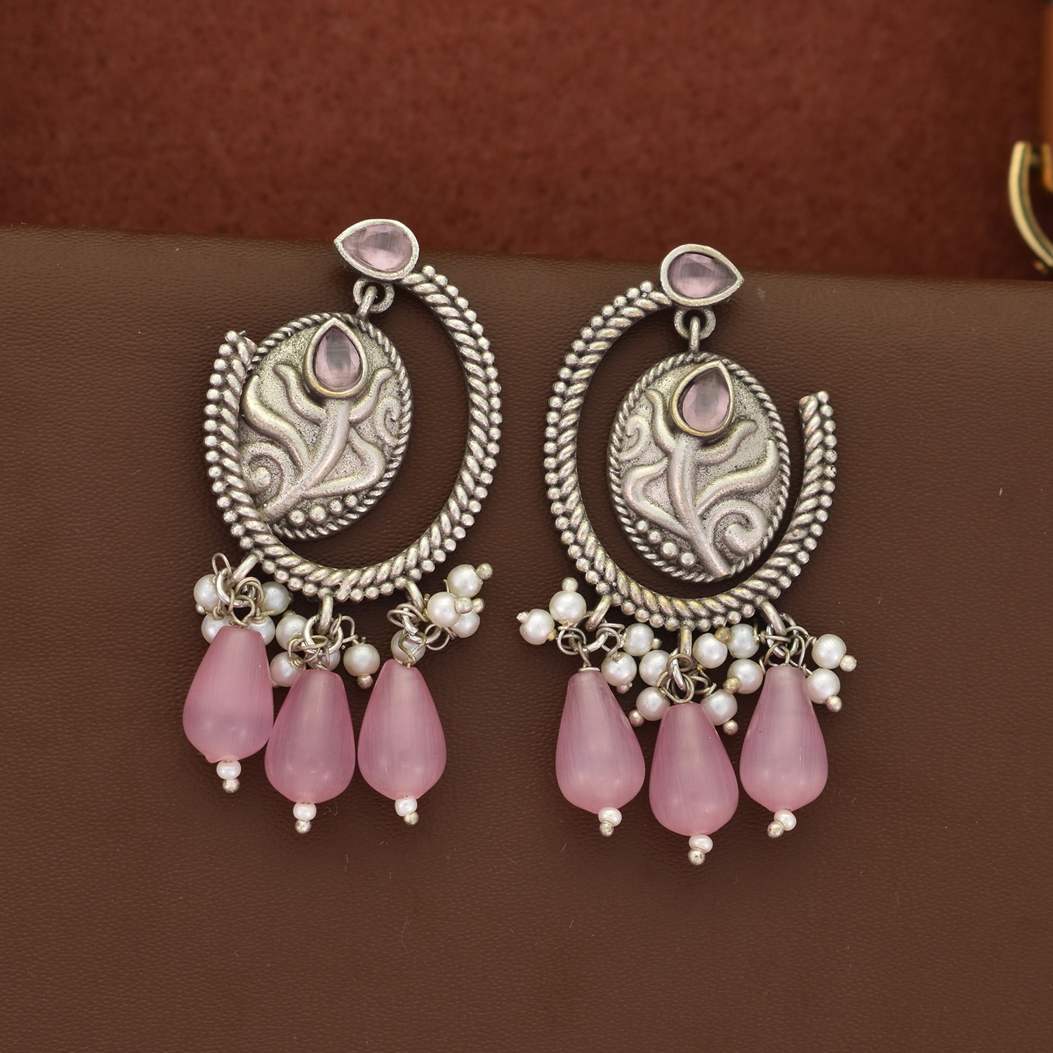 Orya Oxidised Earrings