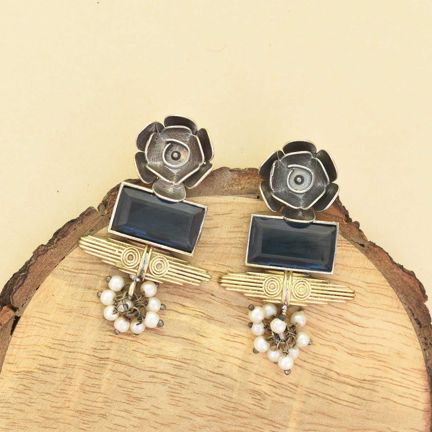 Arvya Oxidised Earrings