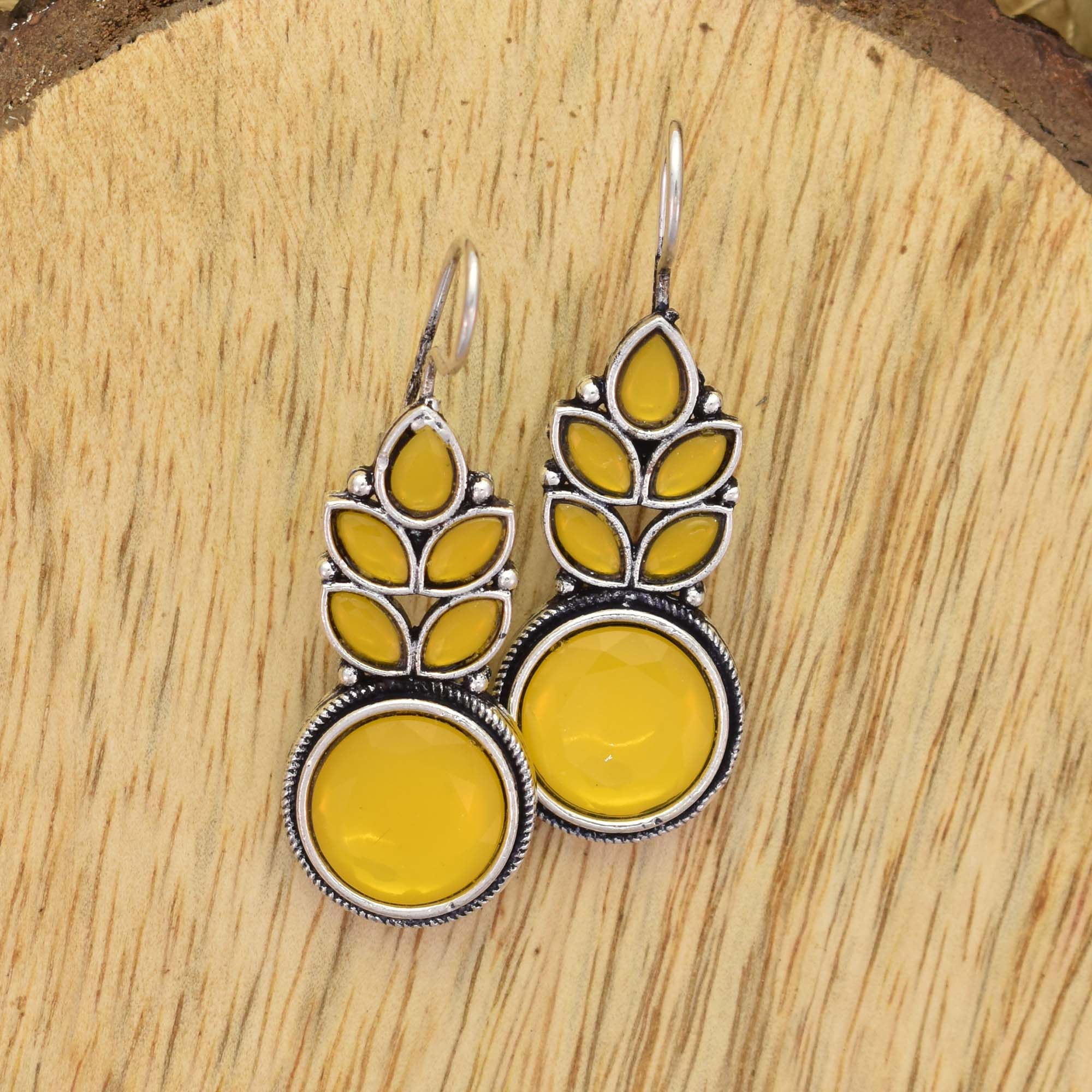 Tashvi Oxidised Earrings