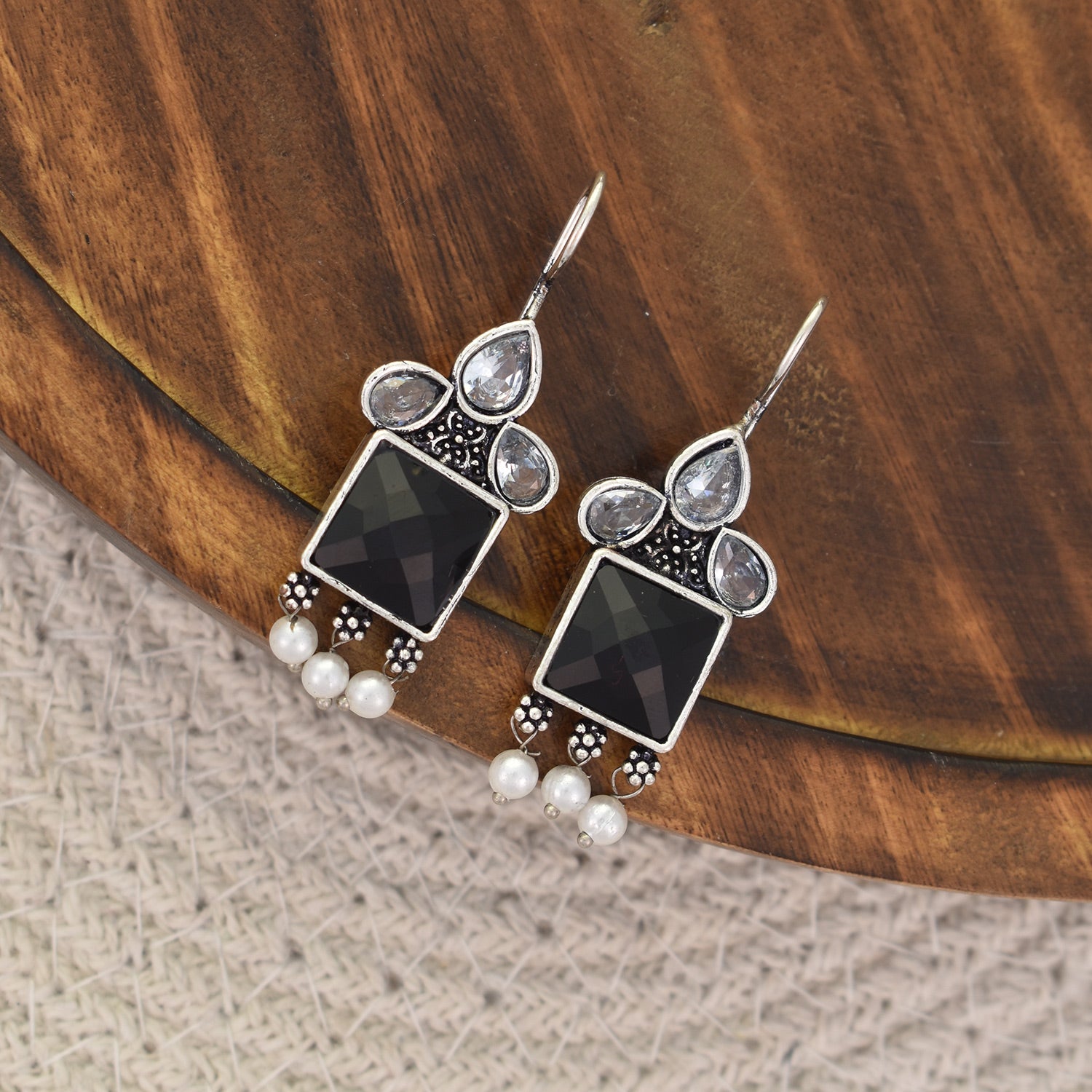 Ishaé Oxidised Earrings
