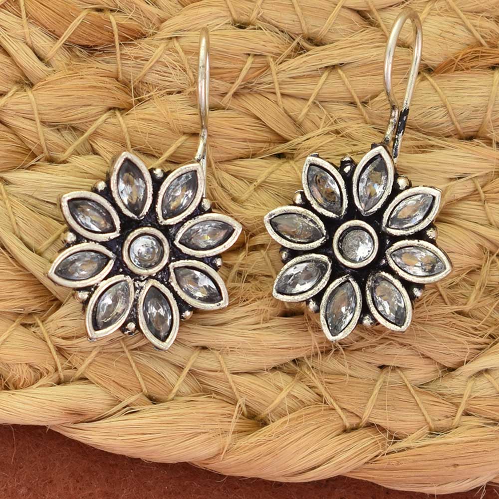 Reyah Oxidised Earrings