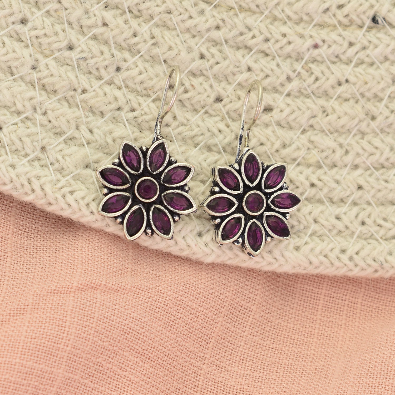 Sanah Oxidised Earrings