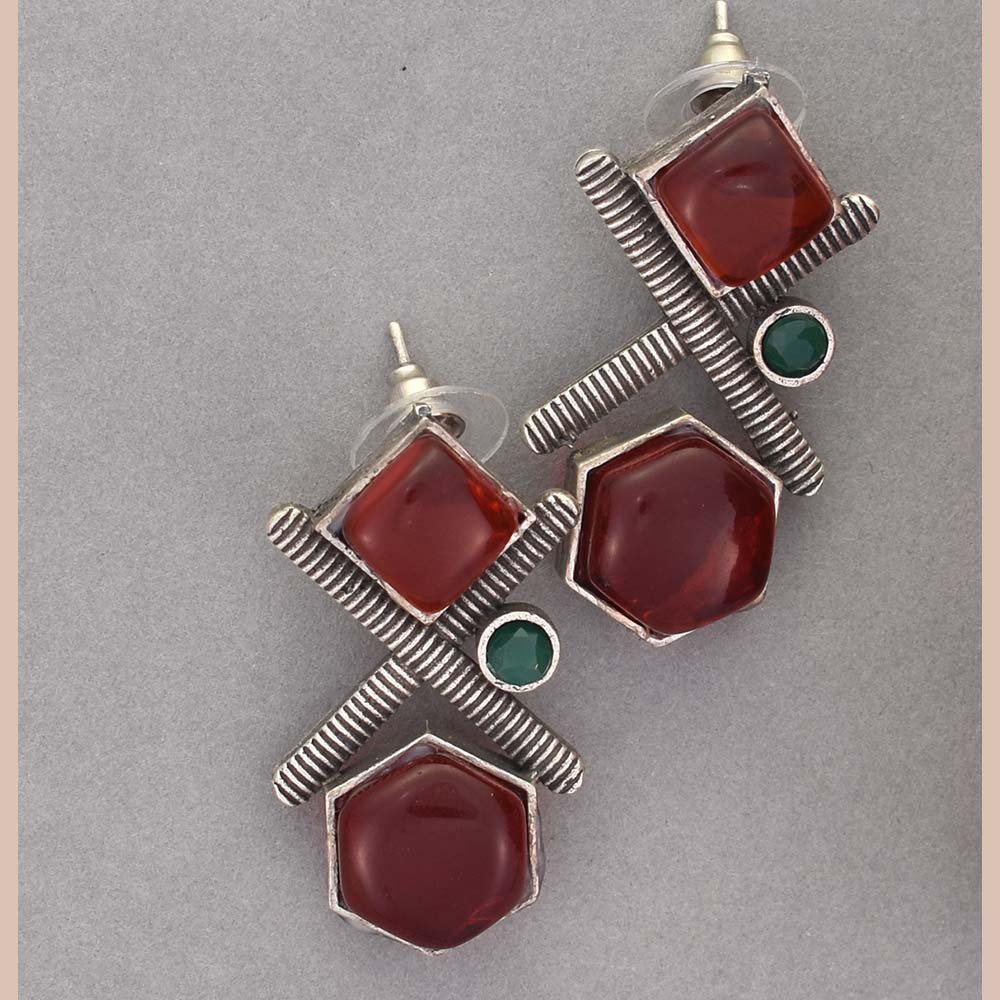 Aveline Oxidised Earrings