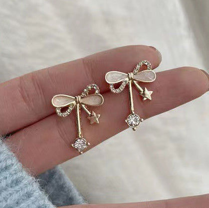 Vaanya Bow Charm Earrings
