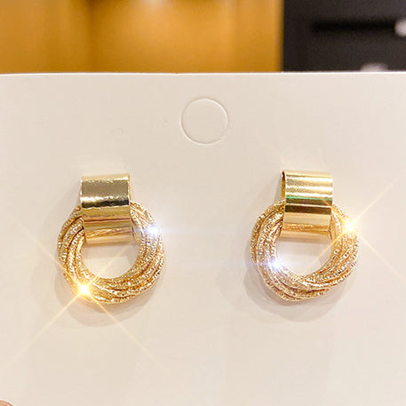 Alina Twisted Glow Stud Earrings