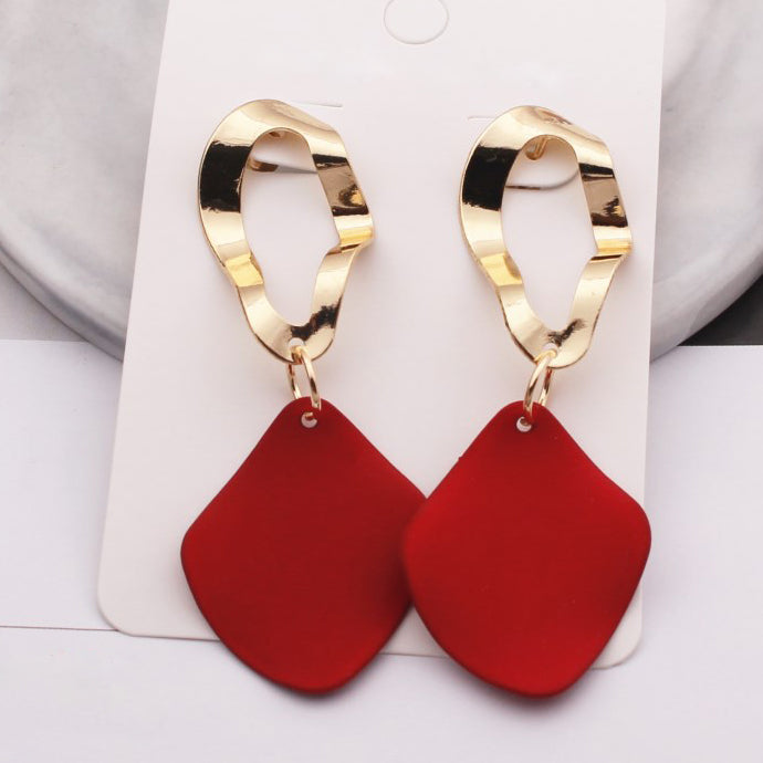 Sophie Red Drop Earrings