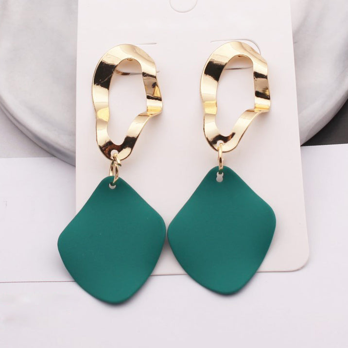 Sophie Green Drop Earrings