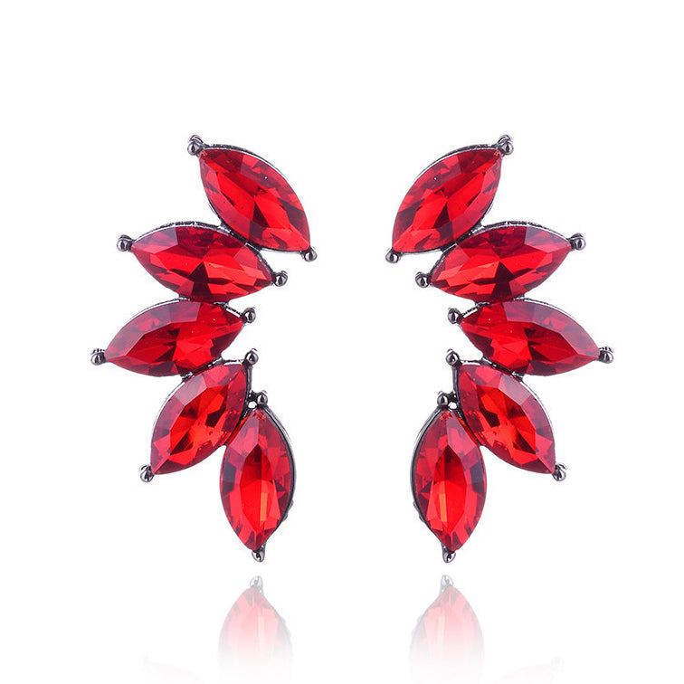 Scarlett Flame Leaf Earrings