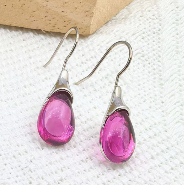 Celeste Blush Pink Drop Earrings