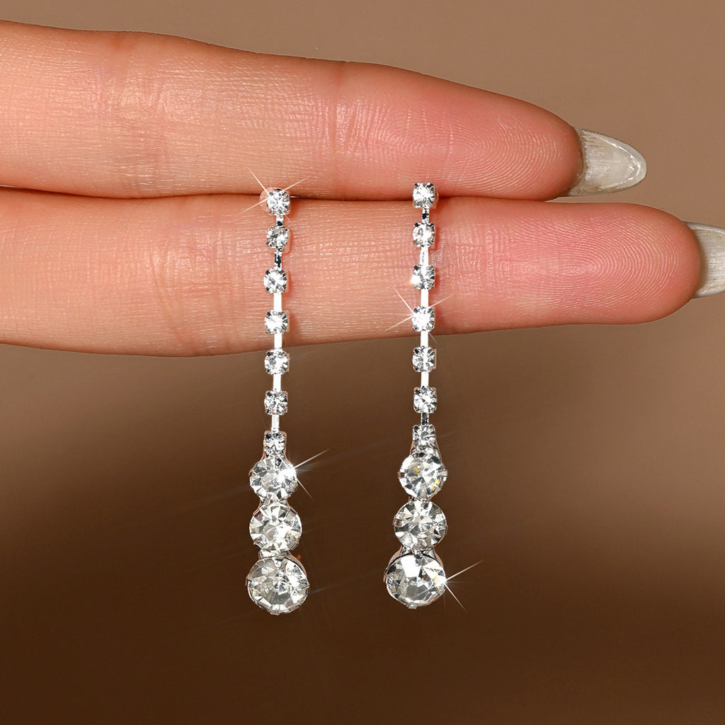 Celeste Crystal Drop Earrings