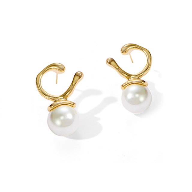 Maeve Pearl Drop Studs