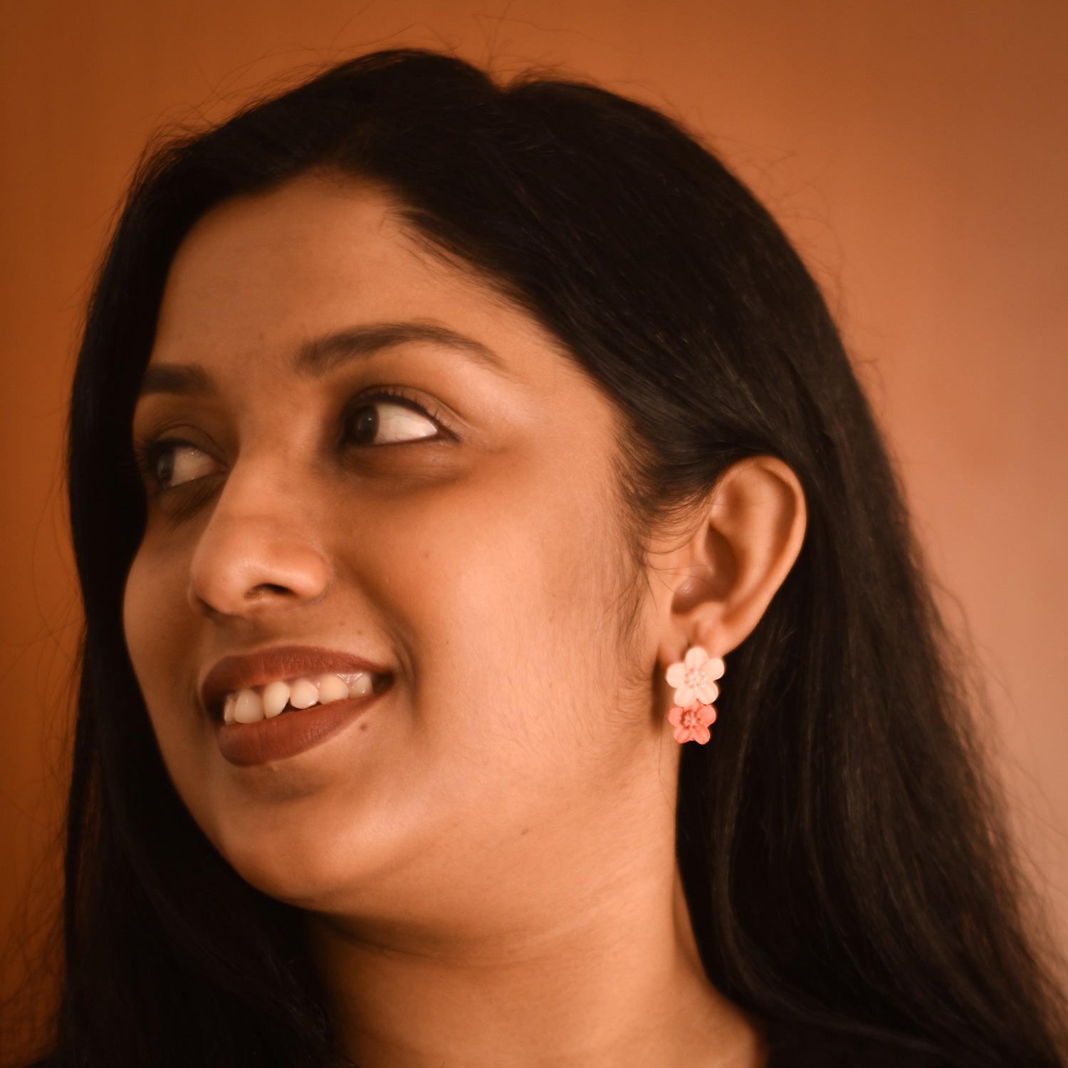 Luna Blush Bloom Earrings