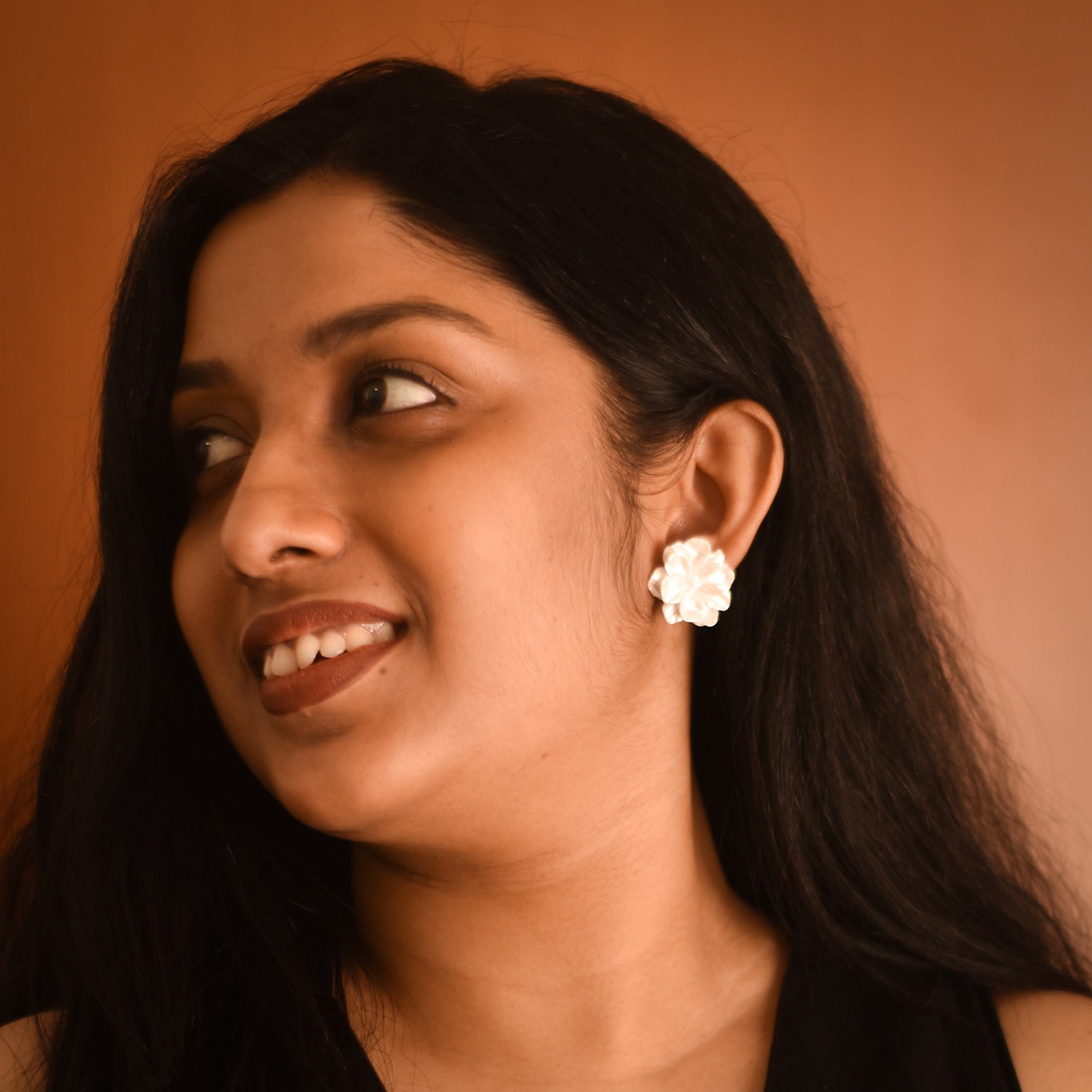 Pearl Bloom Stud Earrings