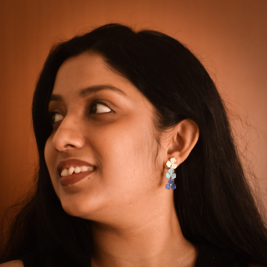 Elara Bloom Drop Earrings