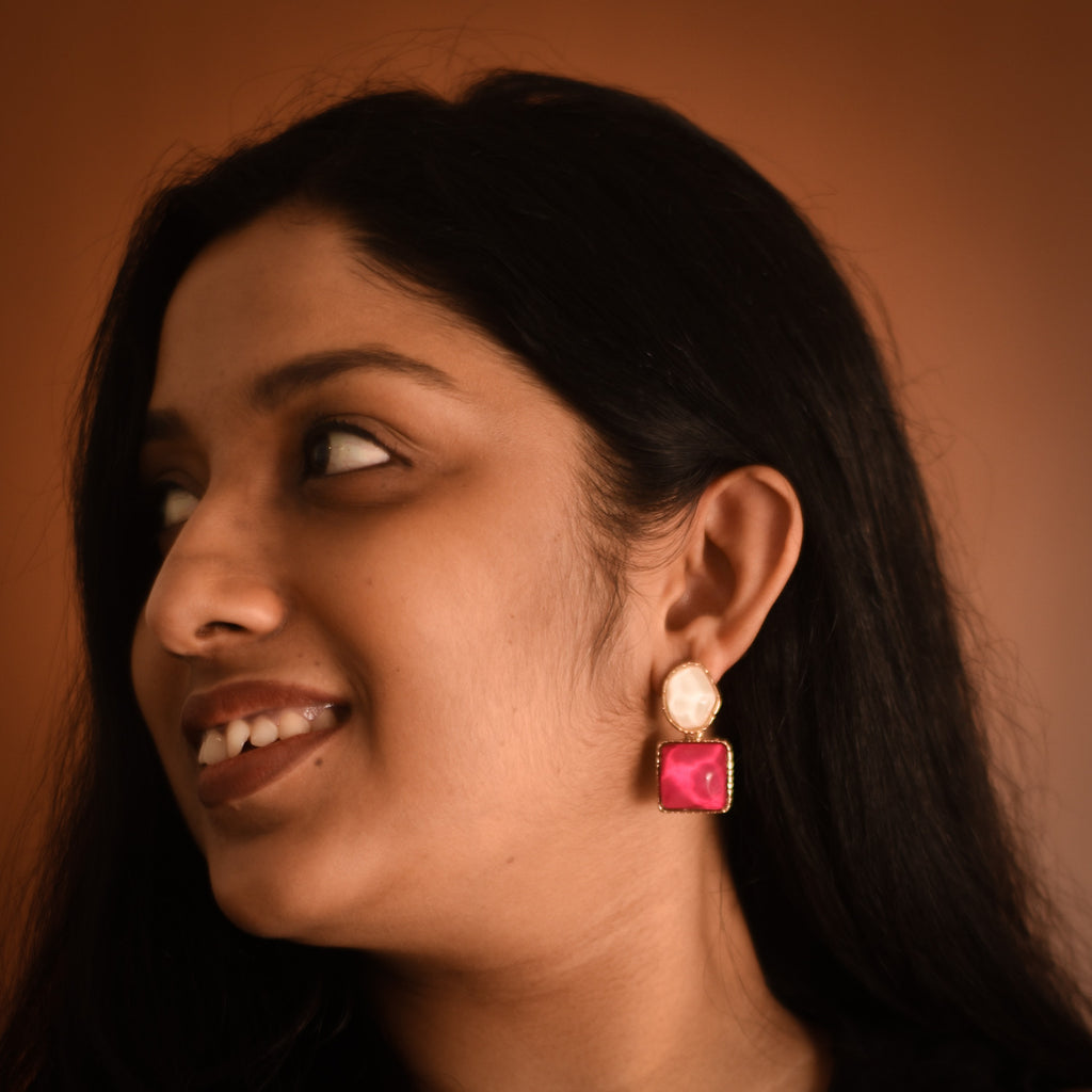 Mila Rose Duo Drop Earrings