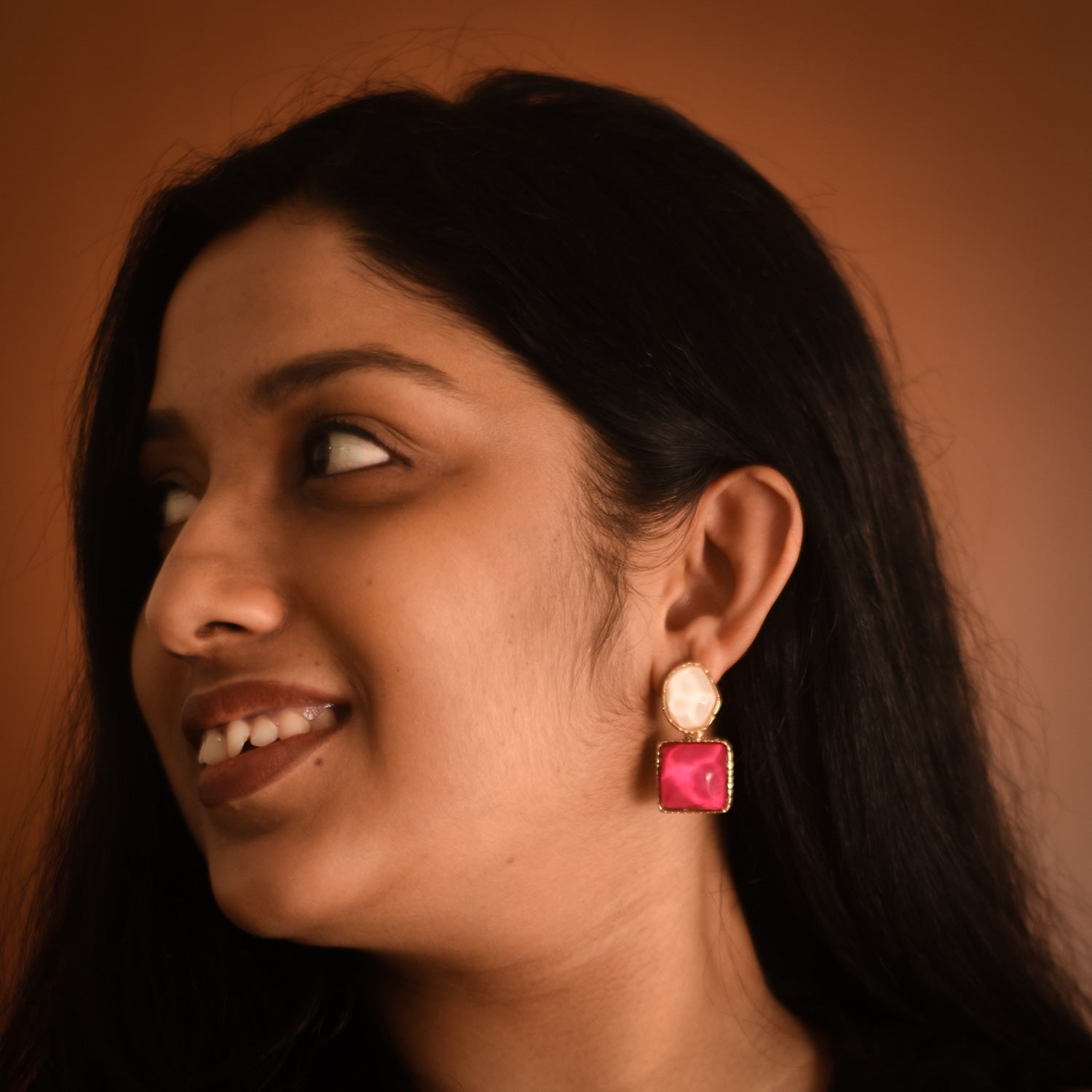 Mila Rose Duo Drop Earrings