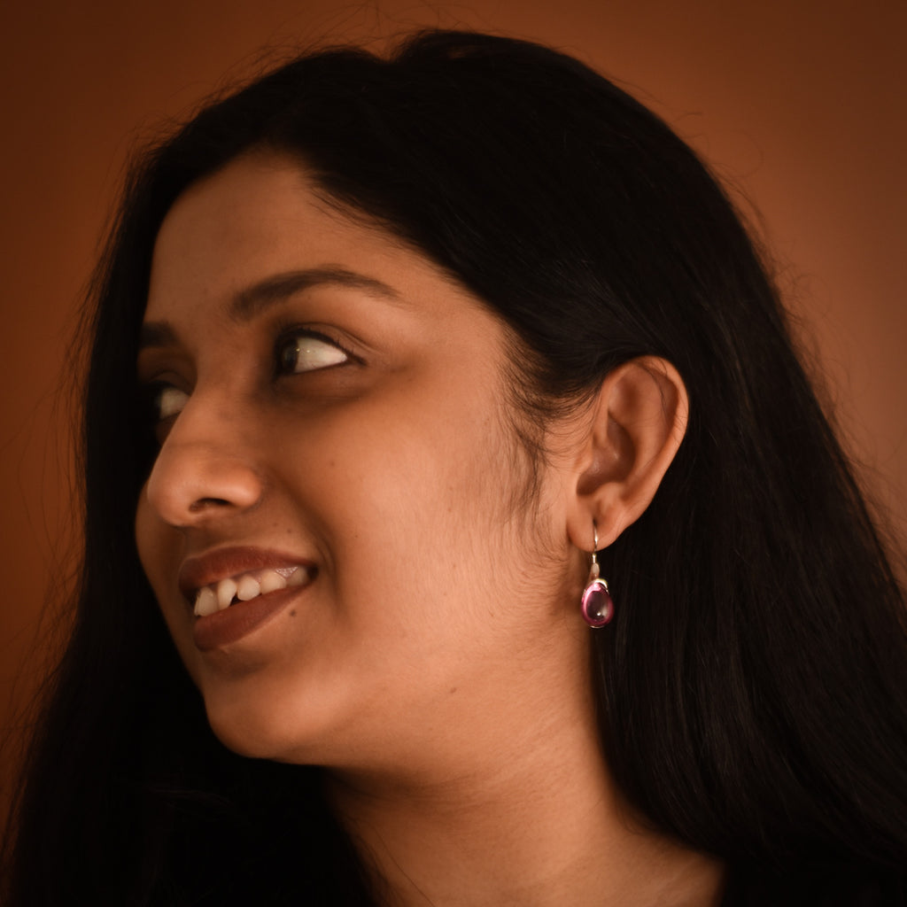 Celeste Blush Pink Drop Earrings