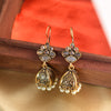 Mrinalini Grey Jhumka Earrings