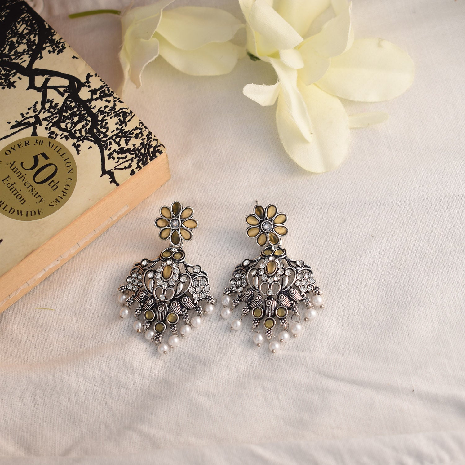 Padmika Yellow Earrings