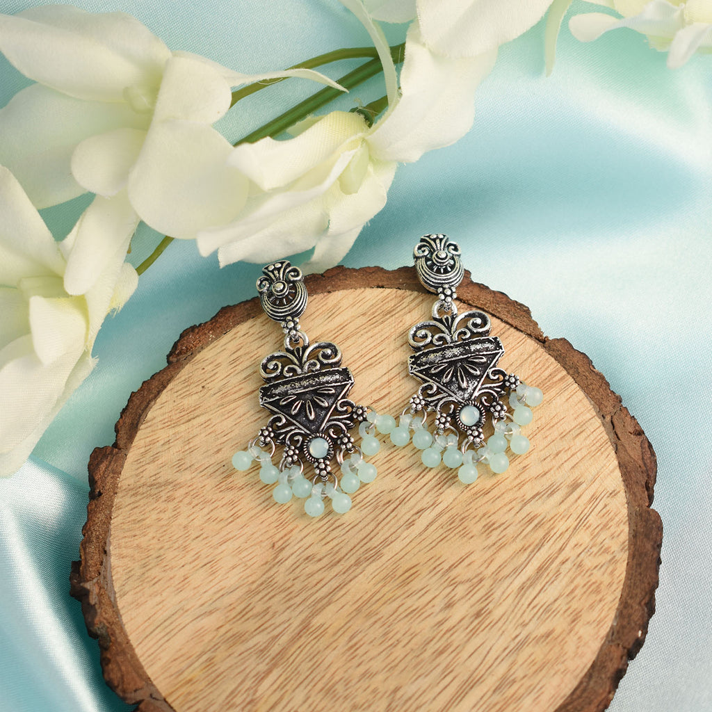 Anuradha Mint Drop Earrings