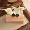 Kaushiki Black Stud Earrings