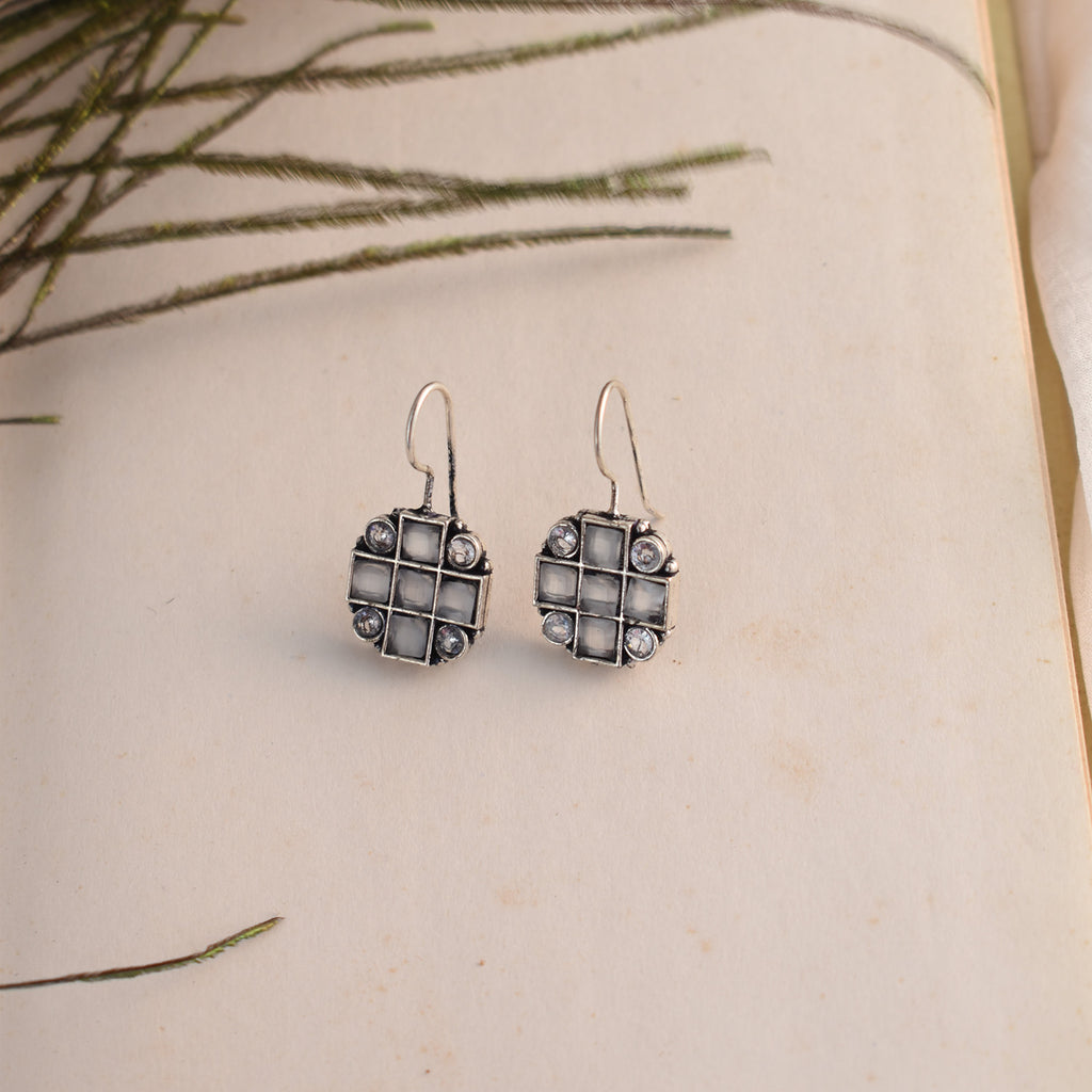Vritika Grey Mosaic Drops