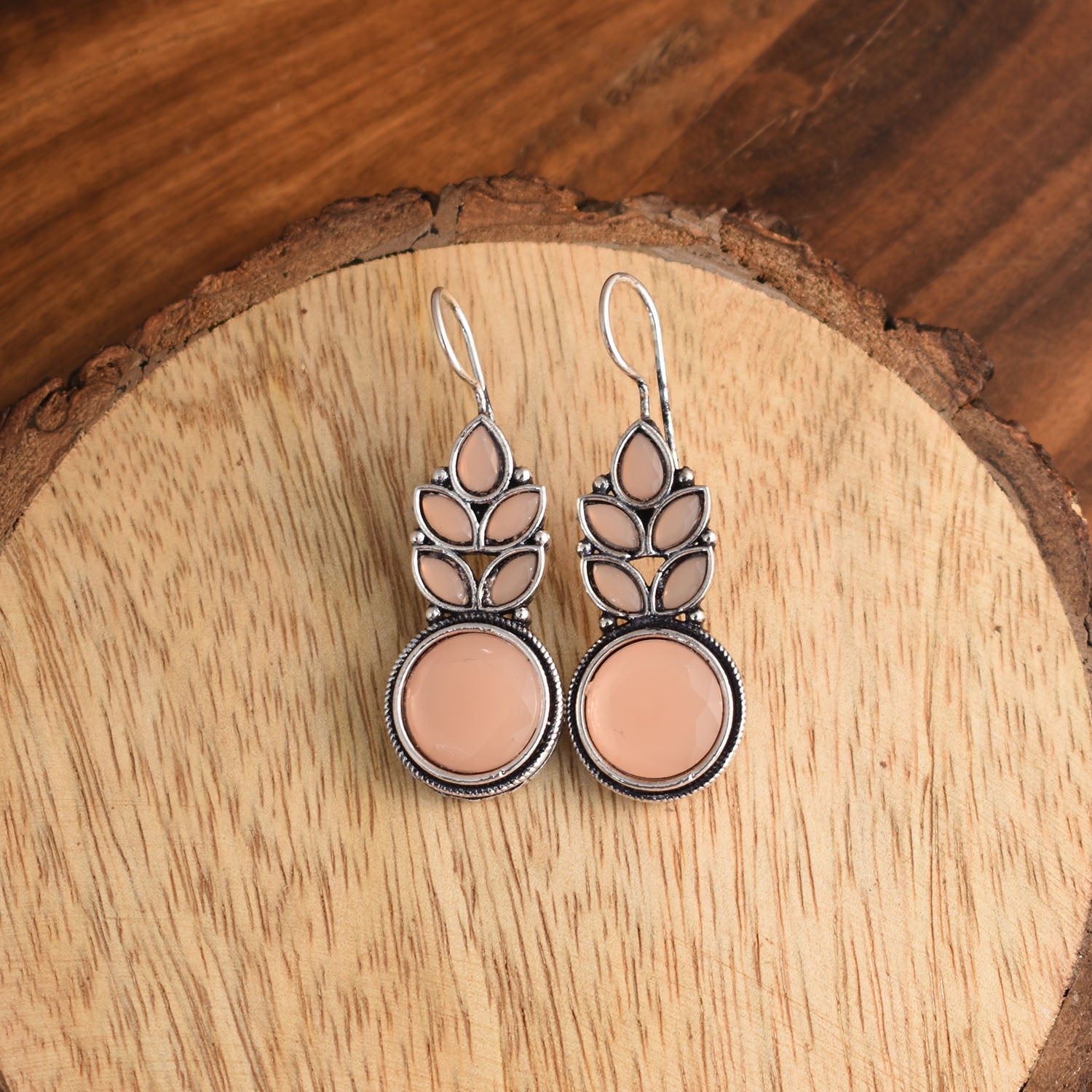 Aarika Peach Earrings