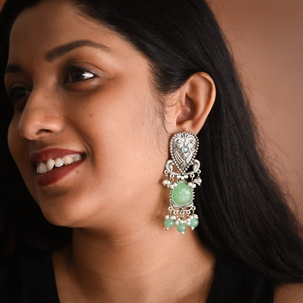 Linya Oxidised Earrings