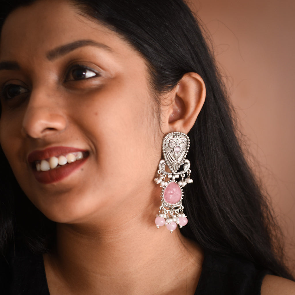 Meira Oxidised Earrings