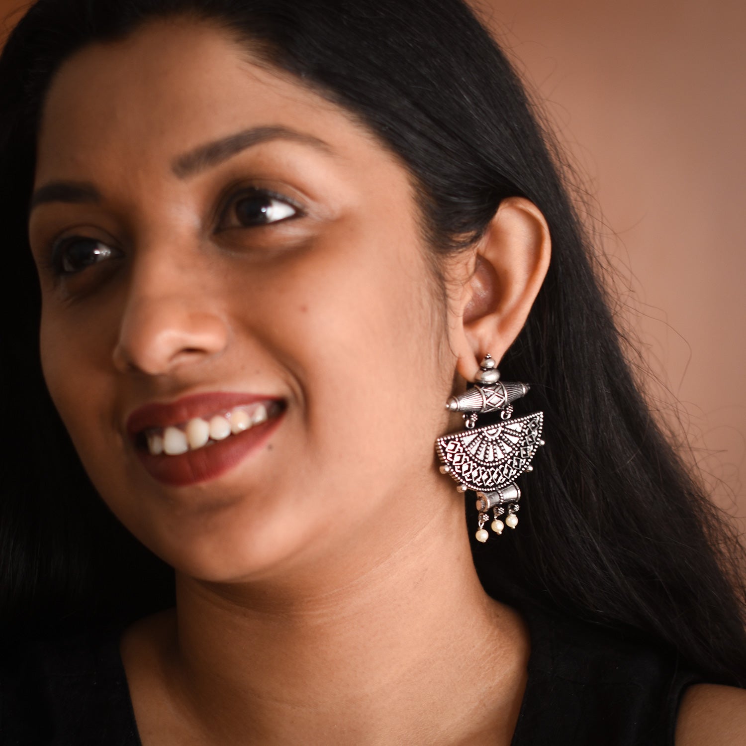 Miyana Oxidised Earrings