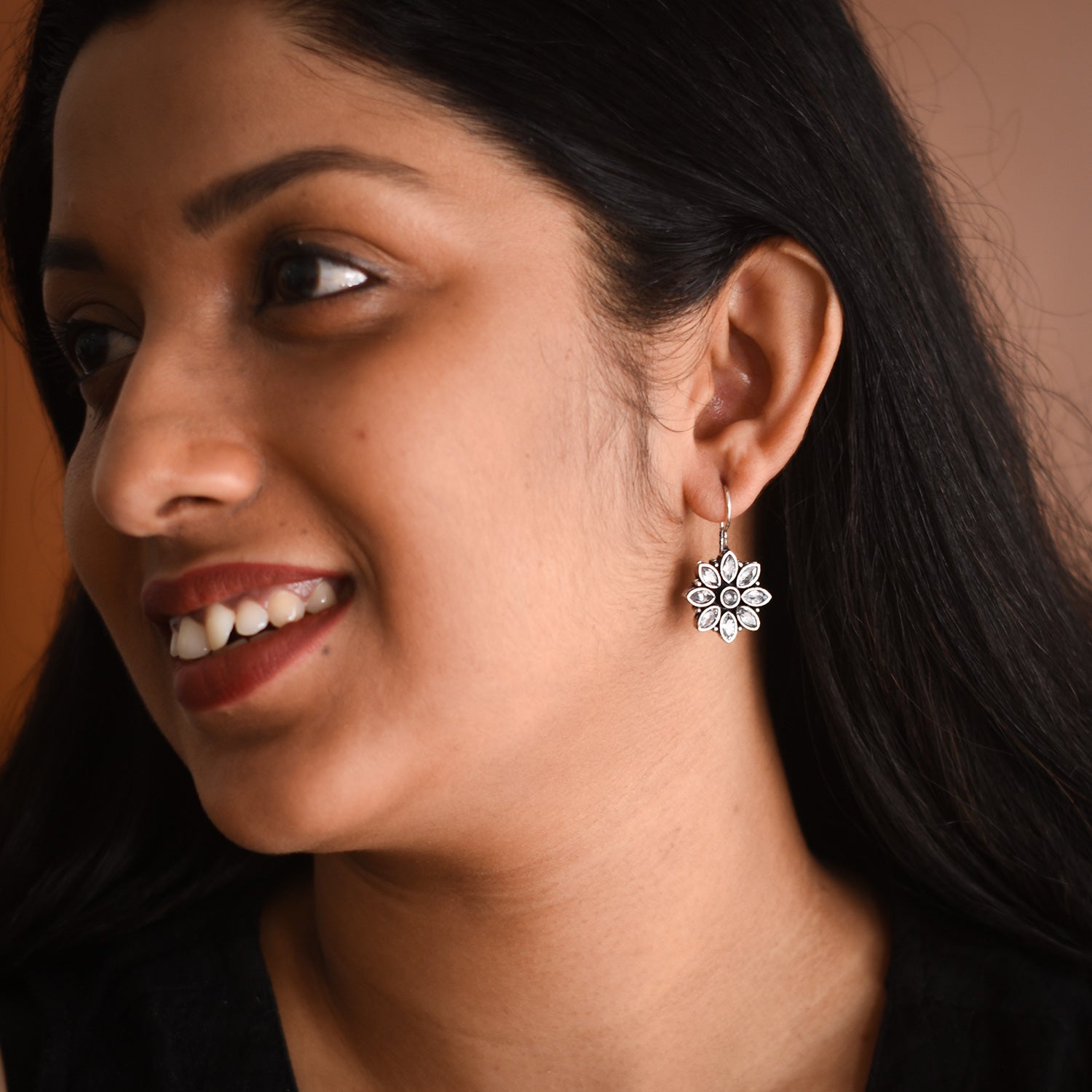 Reyah Oxidised Earrings