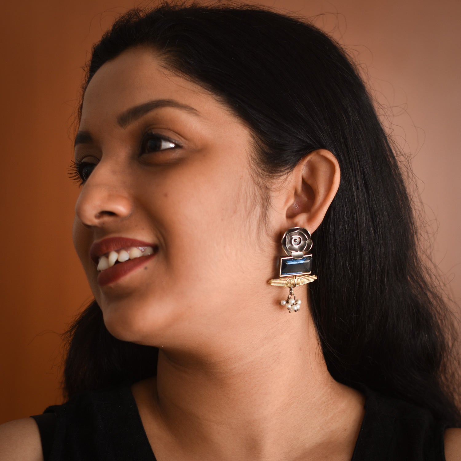 Arvya Oxidised Earrings
