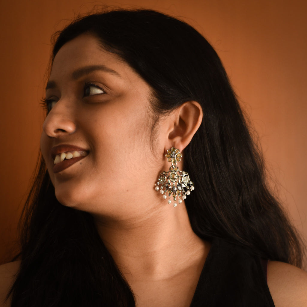 Padmika Yellow Earrings