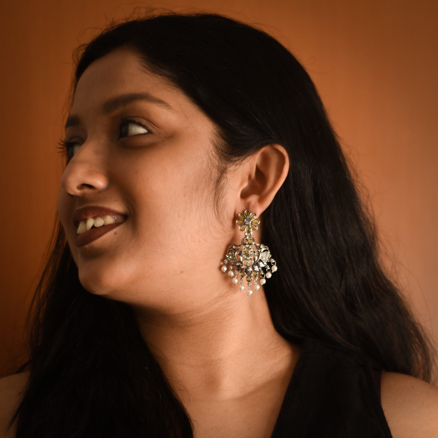 Padmika Yellow Earrings