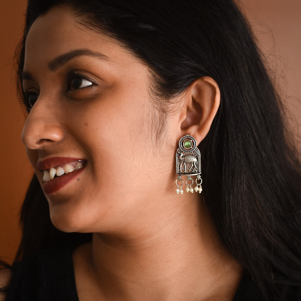 Sharini Oxidised Earrings