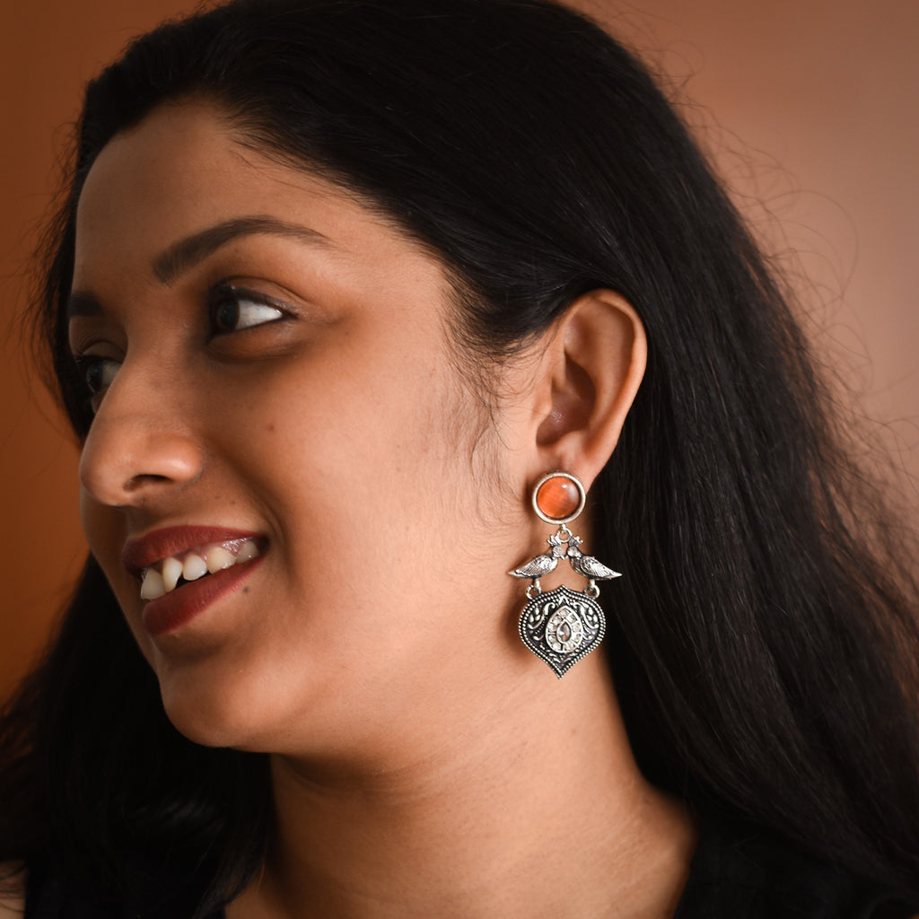 Malvika Oxidised Earrings