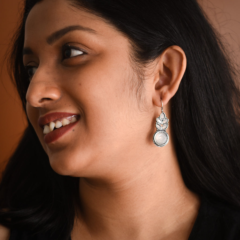 Amira Oxidised Earrings