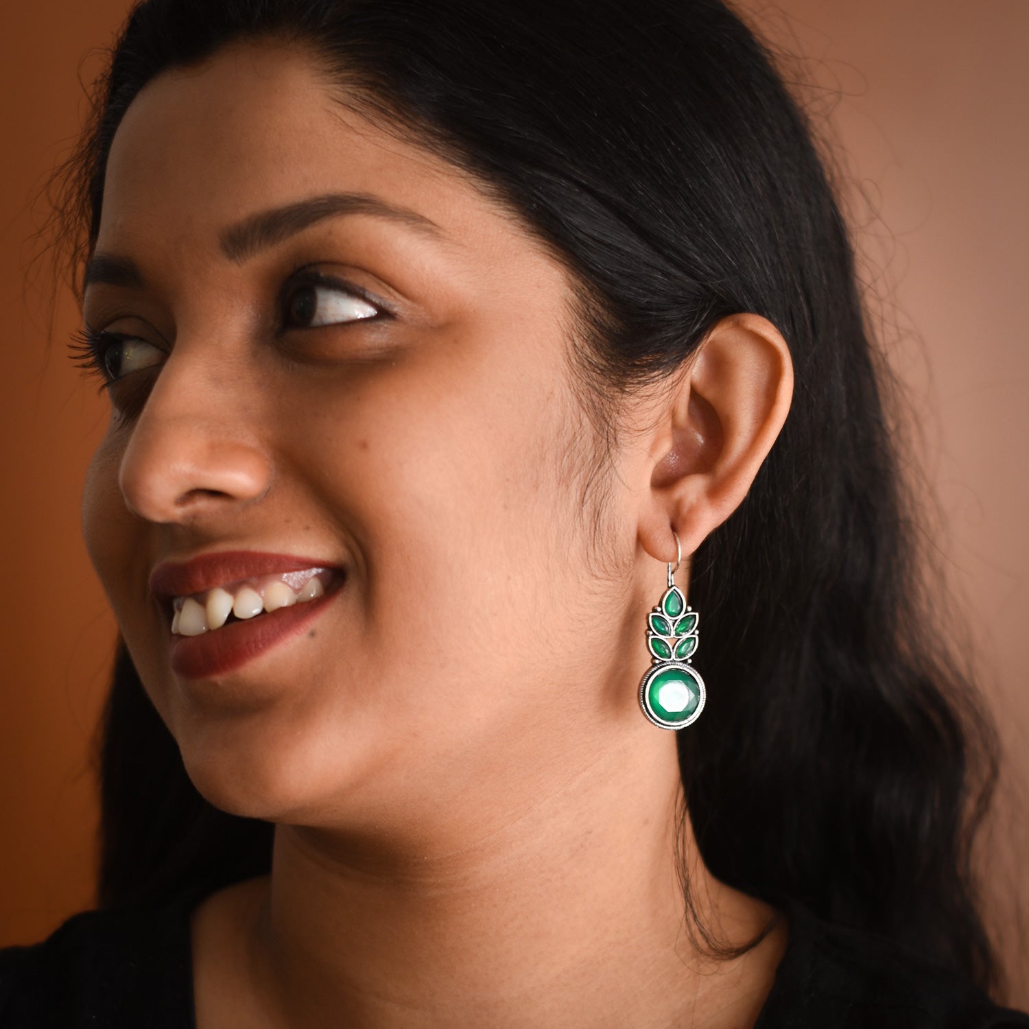 Aarika Oxidised Earrings
