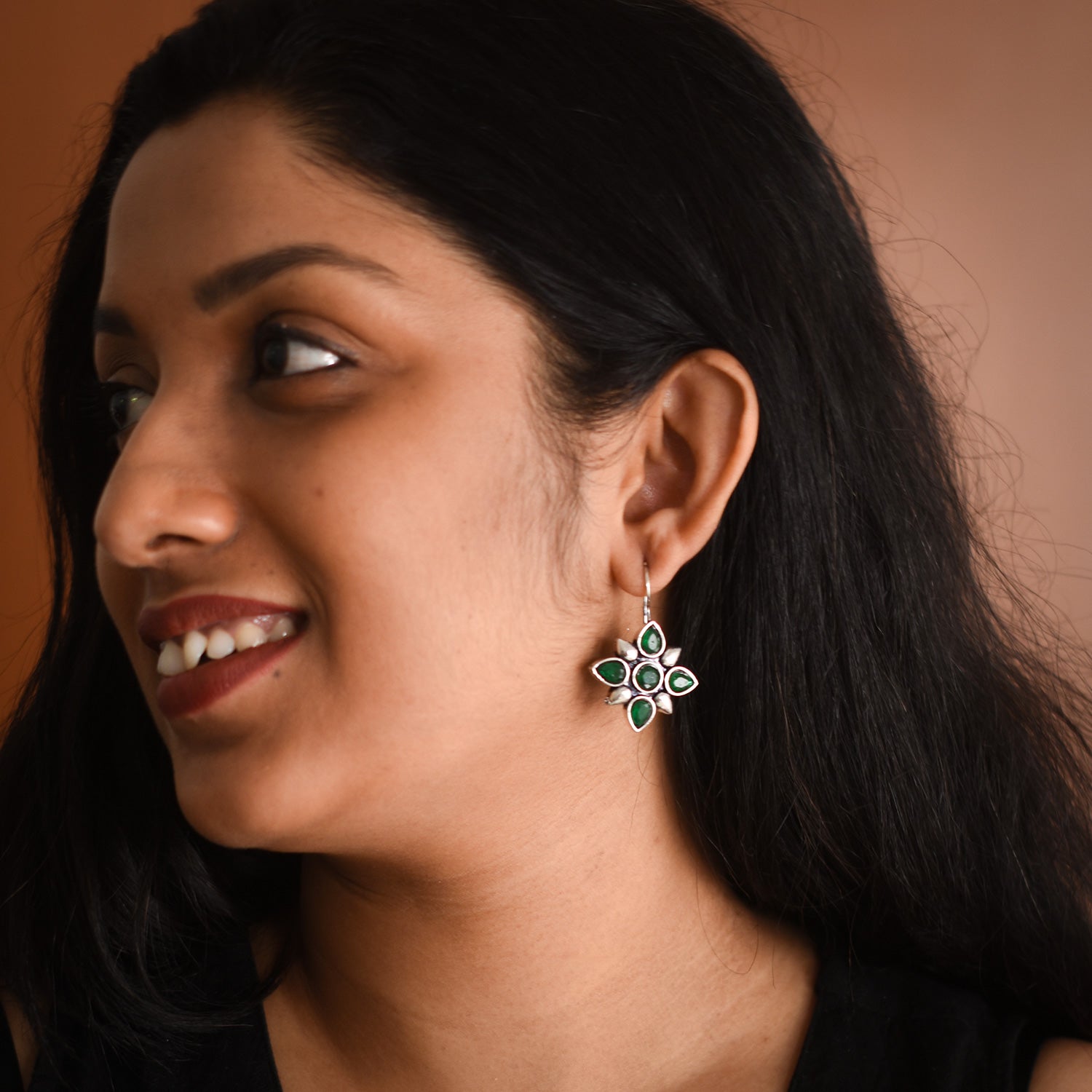 Eshani Oxidised Earrings