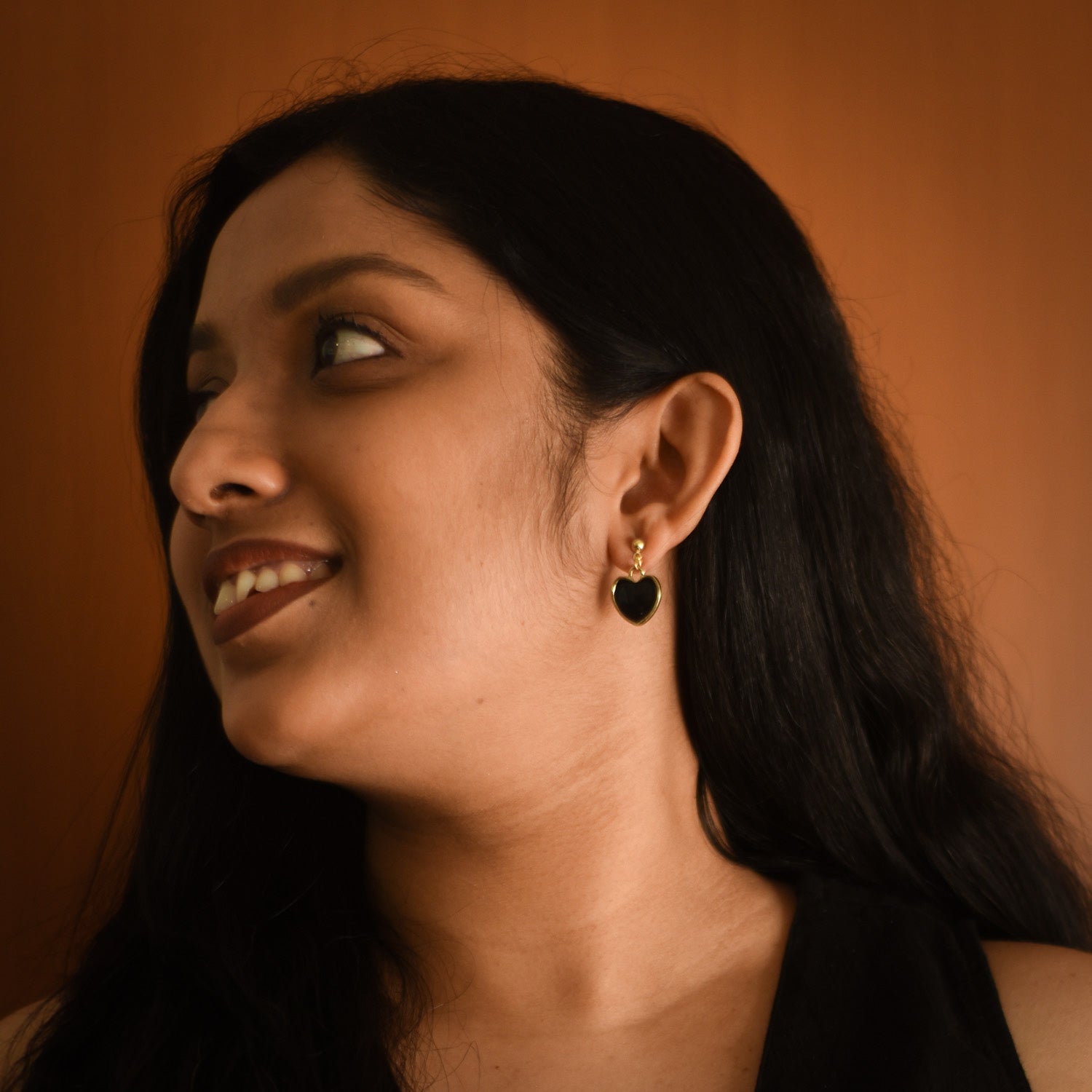 Soraya Heart Drop Earrings