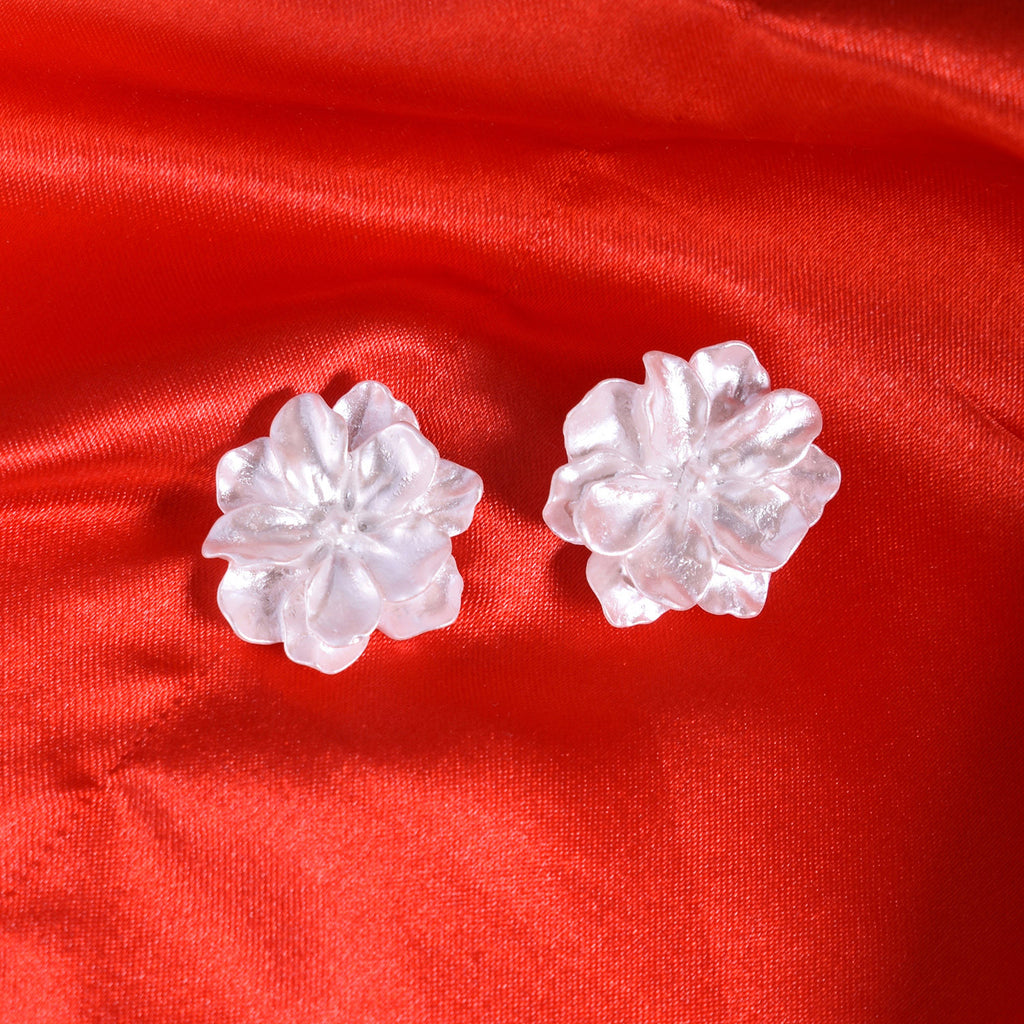Pearl Bloom Stud Earrings