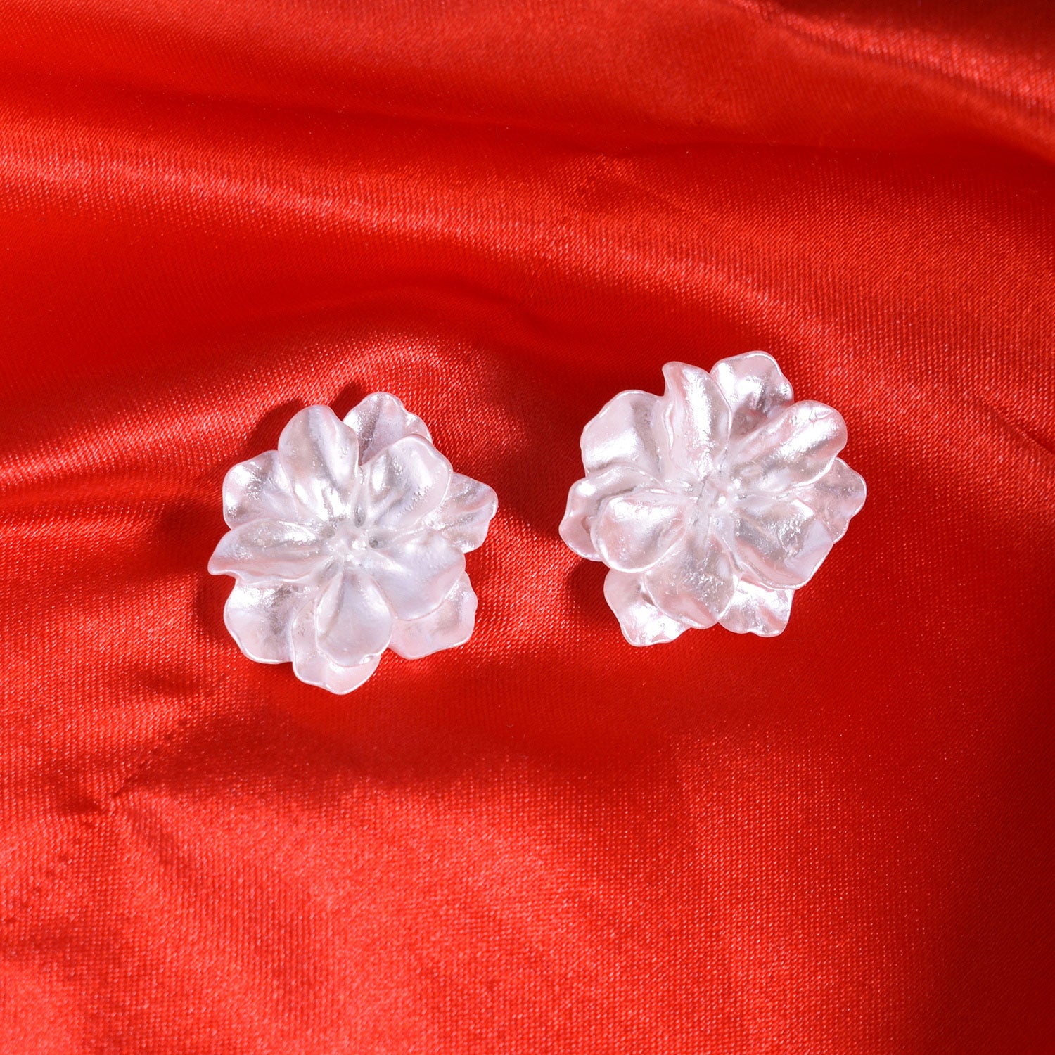 Pearl Bloom Stud Earrings