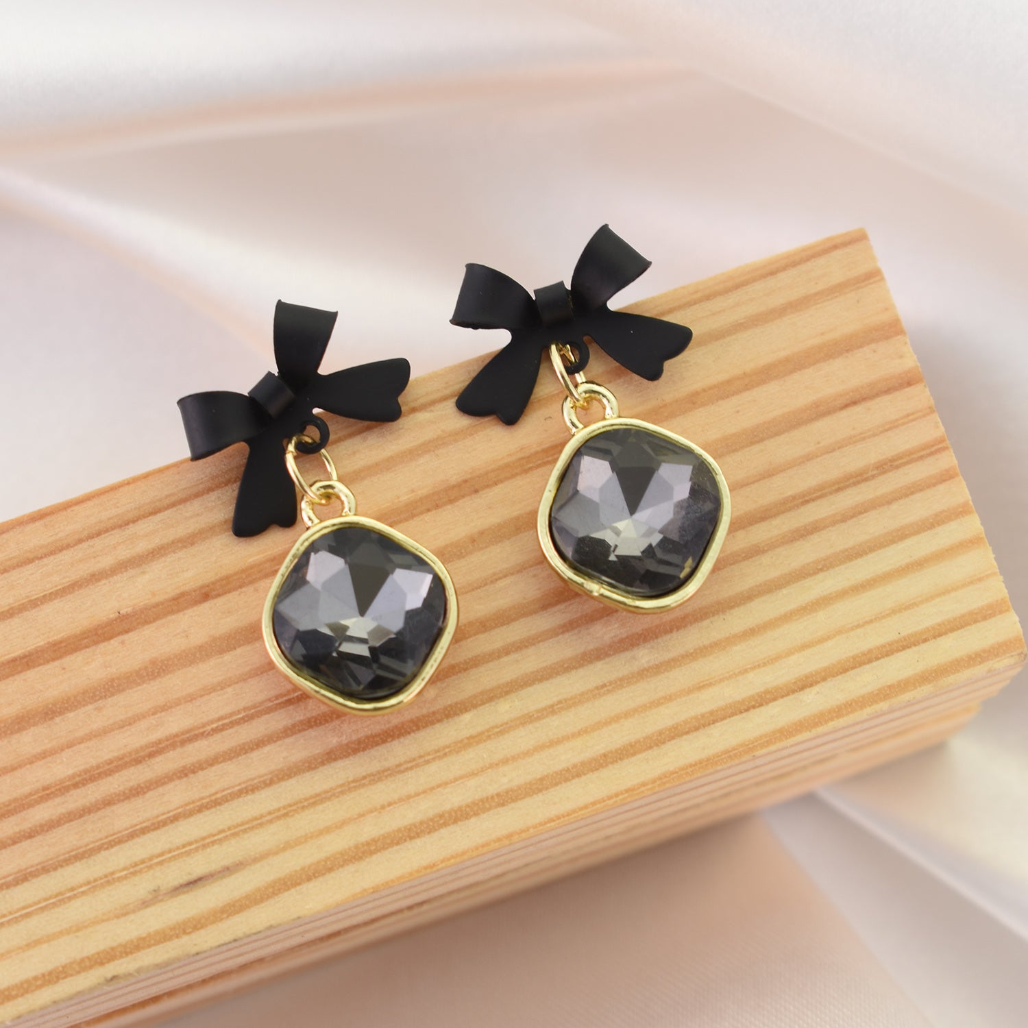 Olivia Bow Drop Earrings